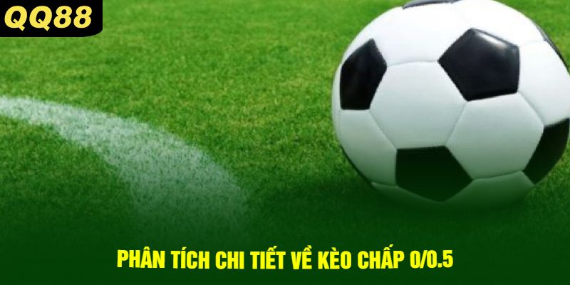 Phân tích chi tiết về kèo chấp 0/0.5